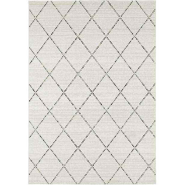 Krémový koberec sisal, plochý na terasu, vnější vnitřní rozměr 160x230
