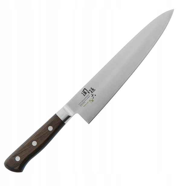 Nůž Šéfkuchaře Kai Seki Magoroku Mokuren 21 cm ocel San Mai dřevo