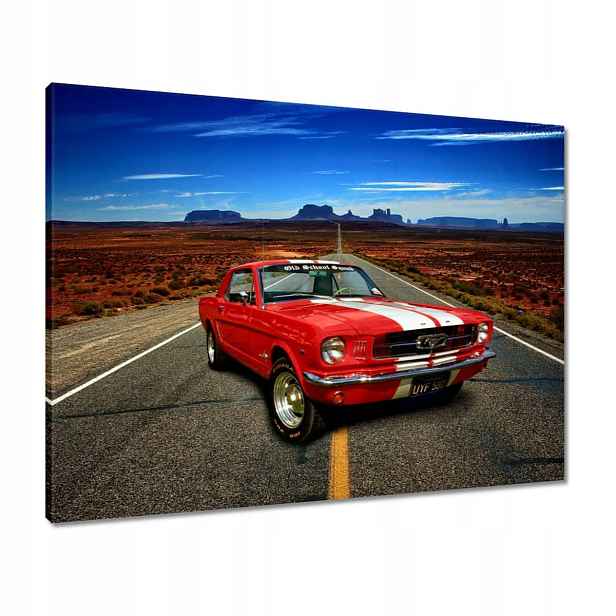 Obrazy 80x60 Ford Mustang Dálnice