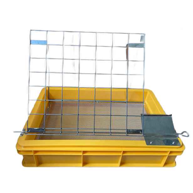 Vanička na odvíčkování plast 600x400x110 náplň s kyselinovzdornou síťkou