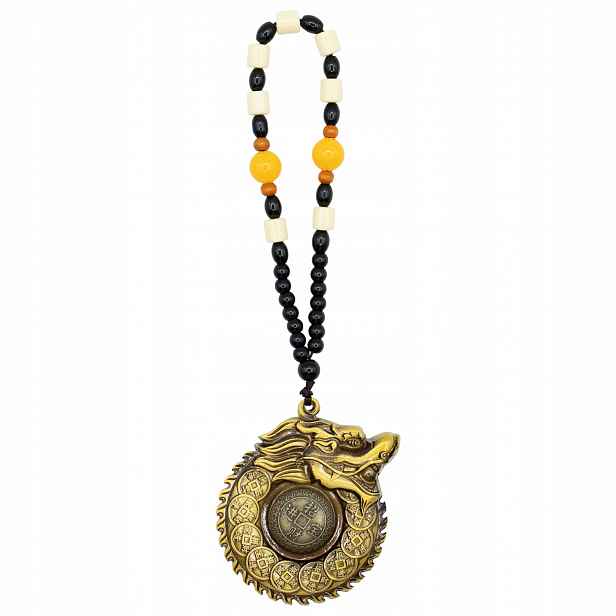 Závěsná Dekorace Feng Shui Drak Strážce Ochrana Štěstí Úspěch Amulet