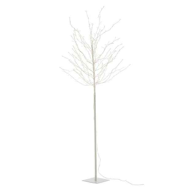 Dekorace bílý svítící stromek Tree Bare Led L - Ø 90*180 cm J-Line by Jolipa