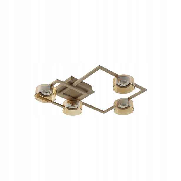 Luxusní Led Lustr GX53 Béžový Jantar 4X15W 110-240V