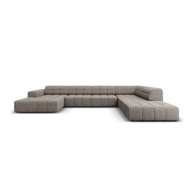 Tmavě šedá rohová pohovka (pravý roh/do "U") Chicago – Cosmopolitan Design
