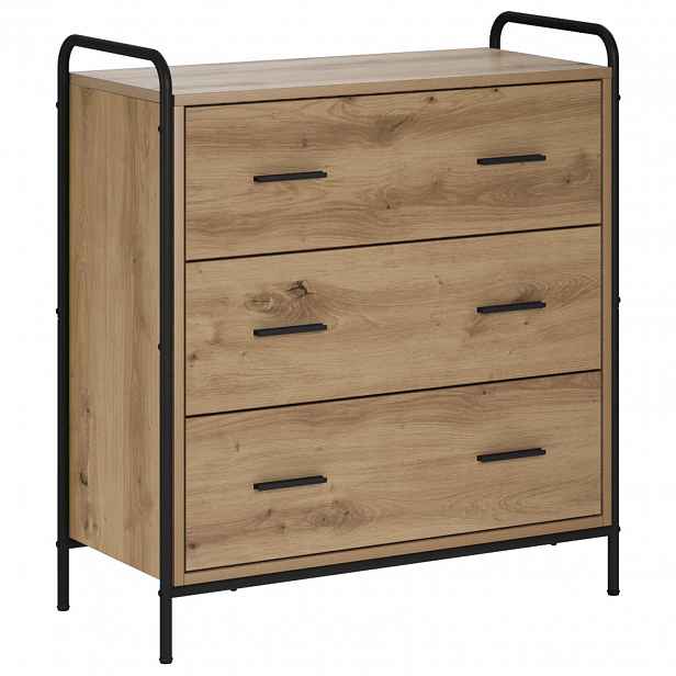 vidaXL Servírovací skříň Dub artisan 97 x 33 x 81 cm Kompozitní dřevo