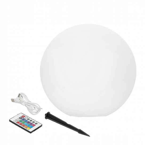 Zahradní Koule 30 cm Rgb 3000K s dálkovým ovládáním Solární Svítící lampa Vodotěsná