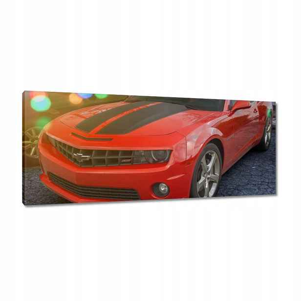 Obrazy 100x40 Chevy Camaro Ss Červené