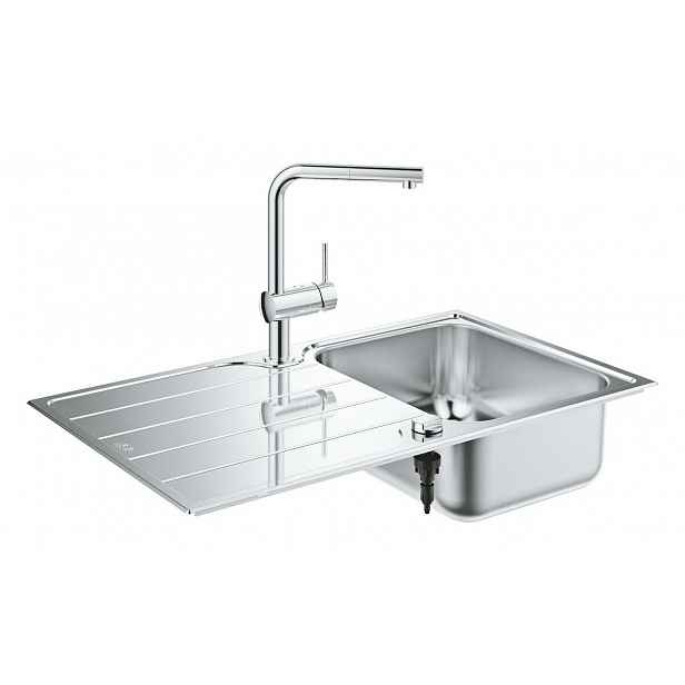 Dřez Grohe K500 nerez ocel, kartáčovaná 31573SD1