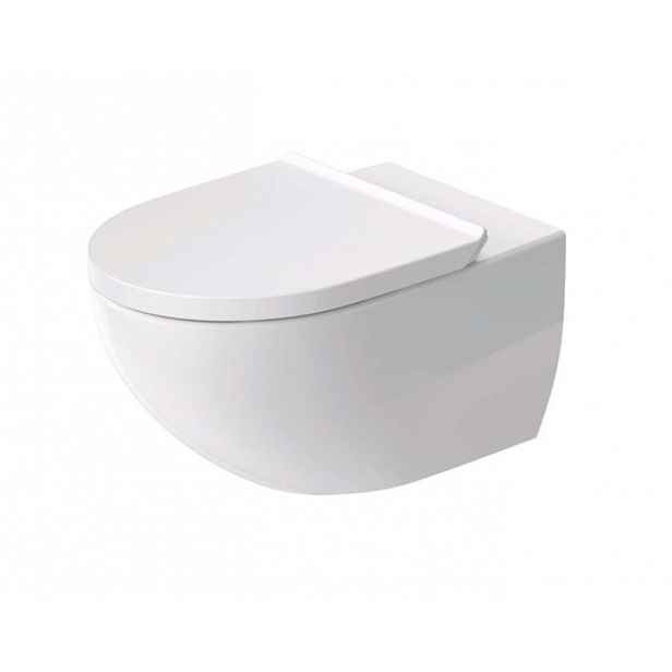 Duravit Architec - Závěsné WC se sedátkem SoftClose, Rimless, DuraShield, bílá 45726900A1