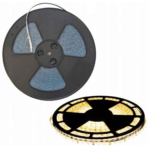 Led pásek Pásek 12V 9,6W/1m 240W Teplá Barva do koupelny IP63 role 25m