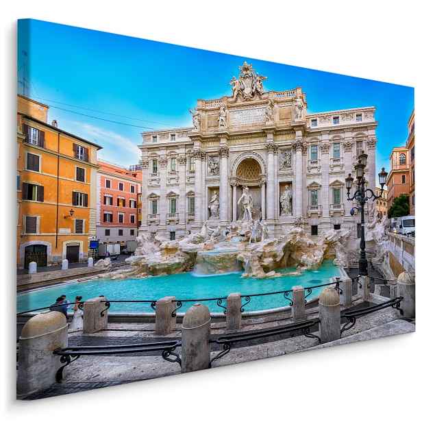 Plátno Fontána Di Trevi V Římě Varianta: 100x70