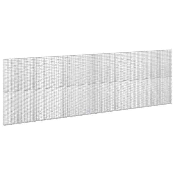 vidaXL Gabion s drátem 3,5 mm a sítem 5x2,5 cm 650x10x200 cm
