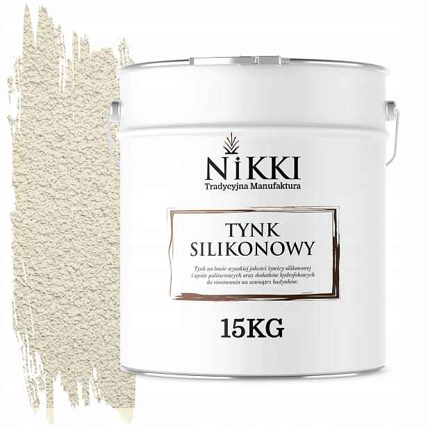 Silikonová Omítka Fasádní Bílá Zlomená Do Žluta F641 15KG Zrno 3.0mm