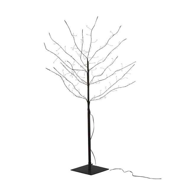Dekorace černý svítící stromeček Tree Bare Led M - Ø 80*100 cm J-Line by Jolipa