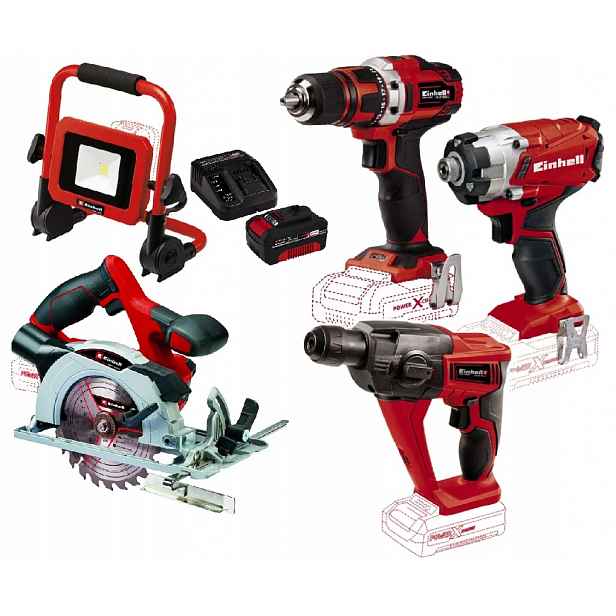 Einhell Sada Elektrického Nářadí 4,0AH 18V Aku Vrtačka Ostatní