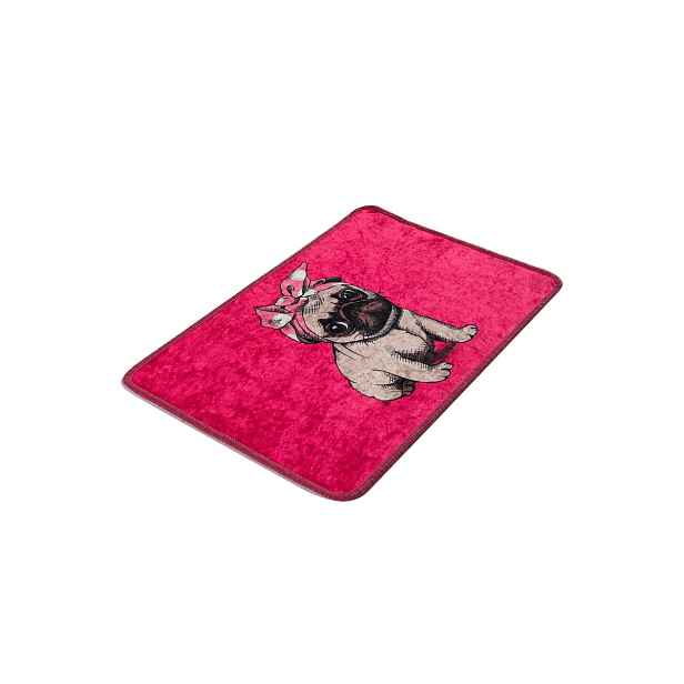 L'essentiel Koupelnová předložka Pug DJT 40x60 růžová