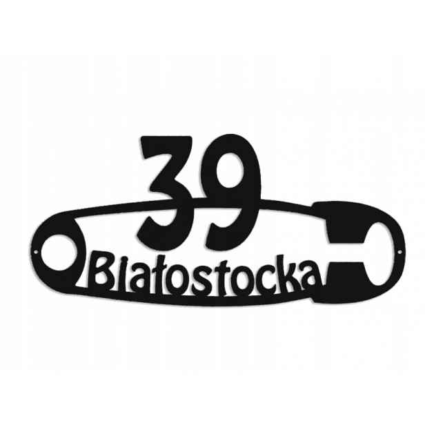 Číslo Na Dům 48 cm Tabule Adresa Ocel 2 mm úl Bílostocka