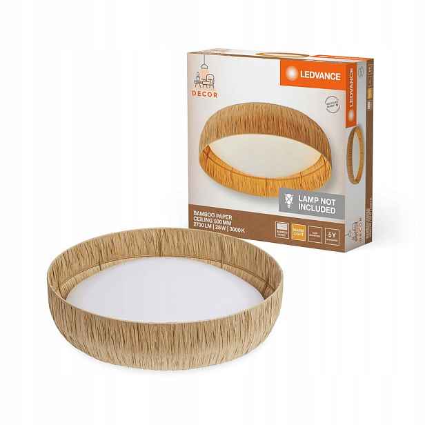 Stropní Svítidlo Led Stropní Svítidlo na omítku 28W 1150lm 3000K Hnědá Decor Ledvance