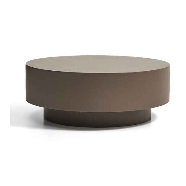 Betonový kulatý zahradní konferenční stolek ø 60 cm Garbet – Kave Home