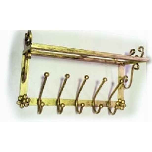 Věšák s policí 50 cm. Metaloplastika.
