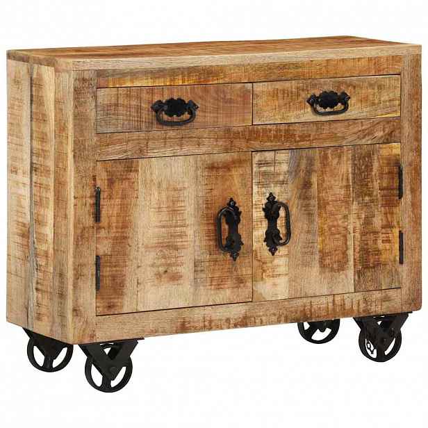 vidaXL Příborník 80 x 30 x 65 cm masivní hrubé mangovníkové dřevo