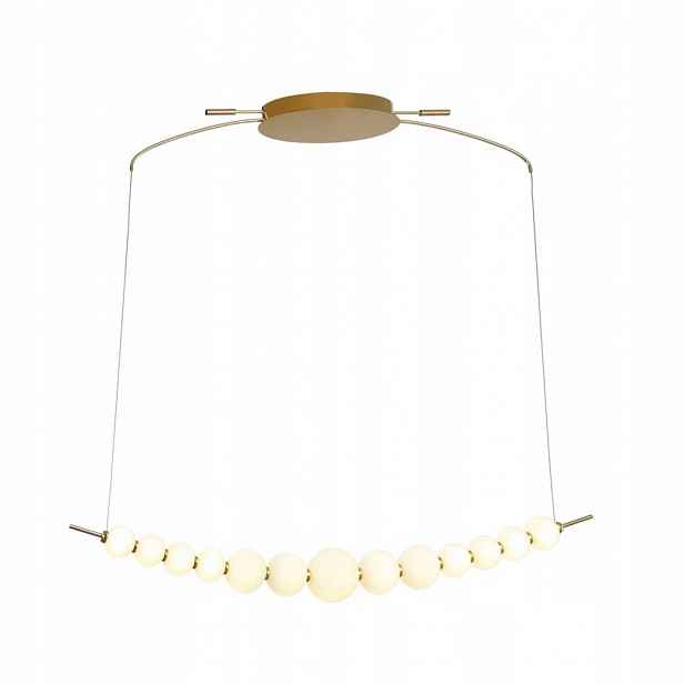 Závěsná Led lampa Závěsná Svítidlo Zlatá 37W Ronza Nastavitelná Italux