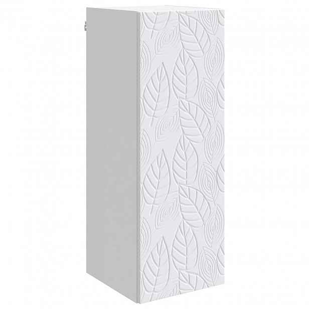 vidaXL Nástěnná skříň Bílá 33 x 34,5 x 90 cm Kompozitní dřevo