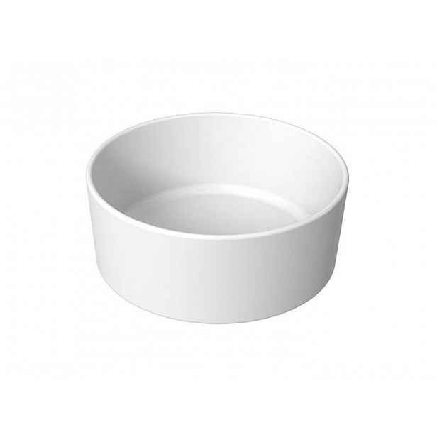 Jika Cubito Pure - Umyvadlo na desku, průměr 40 cm, bez přepadu, Jika perla, bílá H8184201001121
