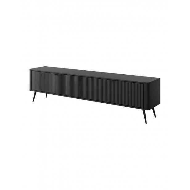TV stolek Lante E, černý, 200 cm