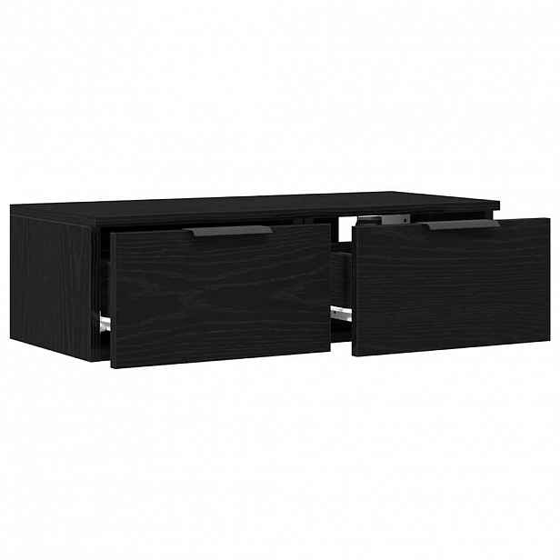 vidaXL Nástěnná skříňka Černý dub 68 x 30 x 20 cm Kompozitní dřevo