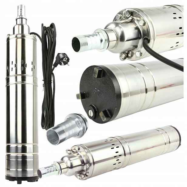 Vodní čerpadlo hlubinné šroubové pro vodu Studna Očka 1500W 2 m³/h Výkonné