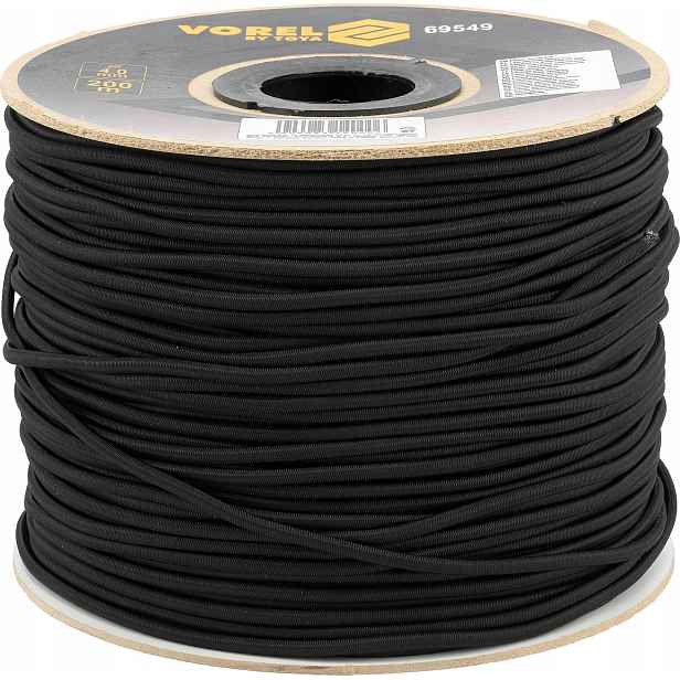 Elastická Pletená Šňůra 4 MM 200 M Vorel 69549