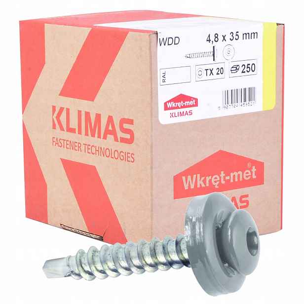 Farmářské Vruty Farmery 4,8x35 Ral 9006 Torx 250 Ks