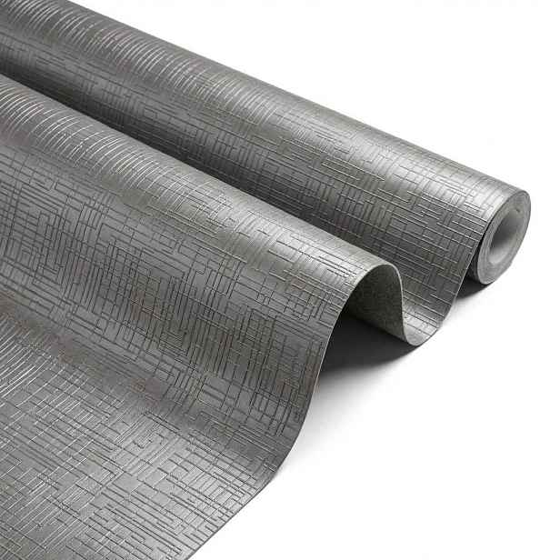 IN-DURO Protiskluzová podložka do zásuvek – STRIPES antracit, 1,5m x 48 cm