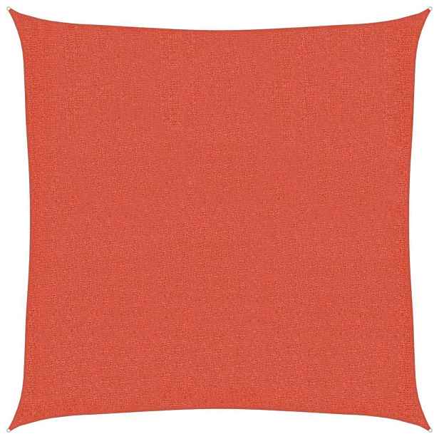 vidaXL Stínící plachta 160 g/m² cihlová 2 x 2 m HDPE