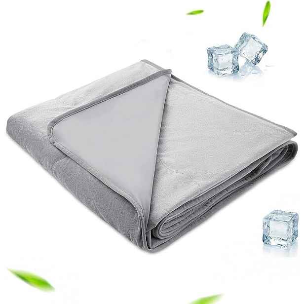 Winthome Univerzální oboustranná přikrývka 220 x 240 cm šedá Čtěte Popis