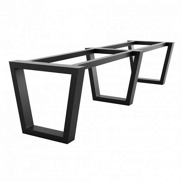 Metalo Pro KOVOVÉ NOHY KE STOLU Atria Extreme Long černá 360/80/72 cm