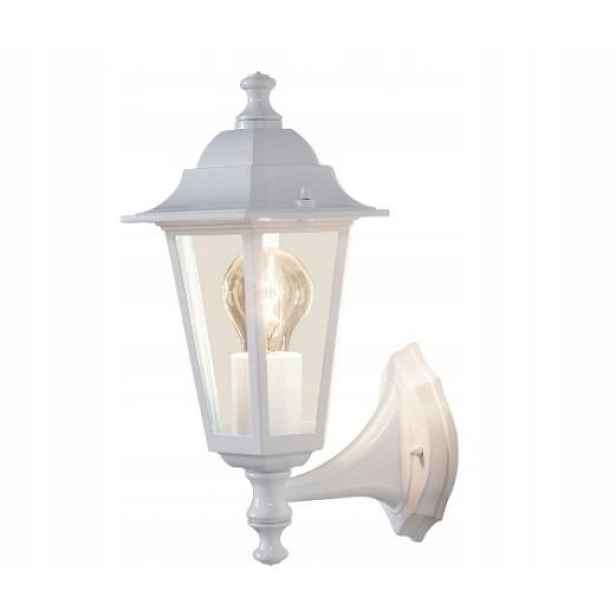 Zahradní nástěnné svítidlo IP33 bílé Lantern 35 cm, horní část svítidla