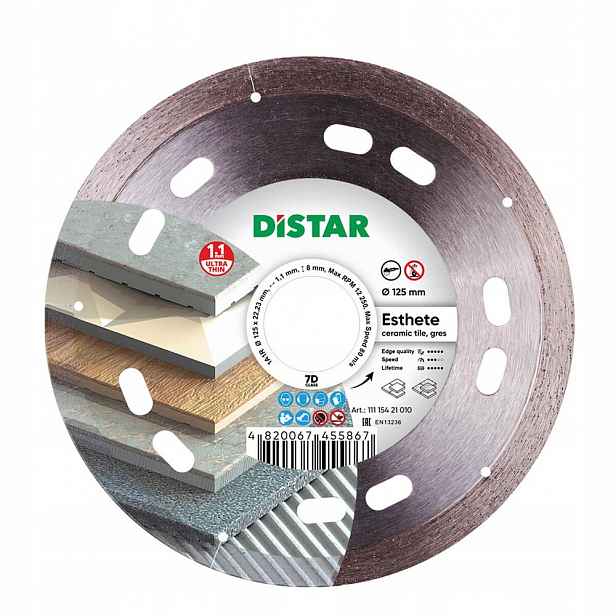 Diamantový kotouč 125 mm Distar Esthete 7D tenký