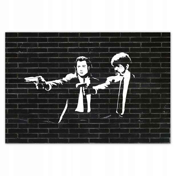 Fototapety 104x70 Graffiti s motivem Pulp Fiction