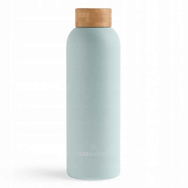 Ocelová termoska Waterdrop 600 ml studená 12h horká tyrkysová matná