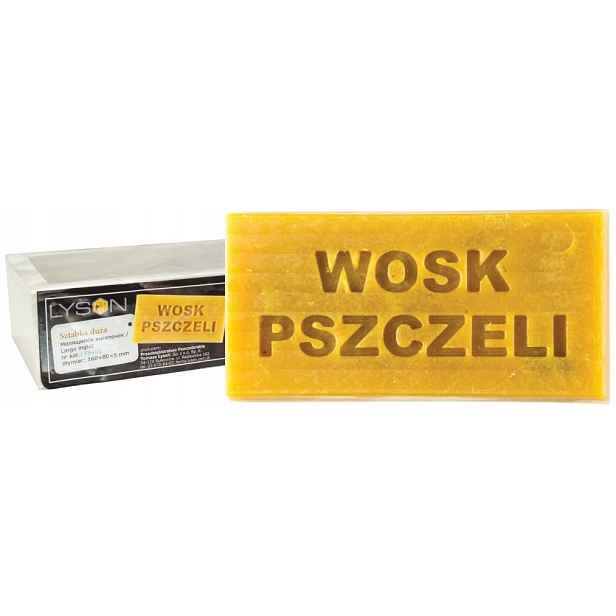 Silikonová forma na vosk – Štabka 0,5 kg