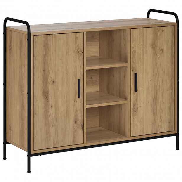 vidaXL Servírovací skříň Dub artisan 97 x 33 x 81 cm Kompozitní dřevo