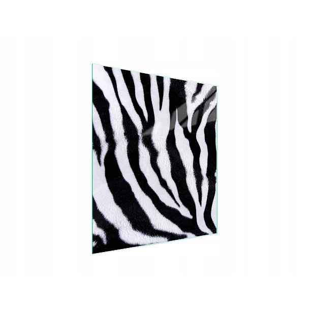 7v1 Skleněná Krájecí Deska 45x52 Zebra