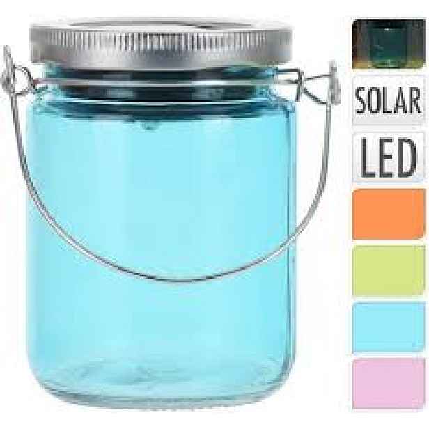 PROHOME - Solar dóza sklo 7x9cm různé barvy