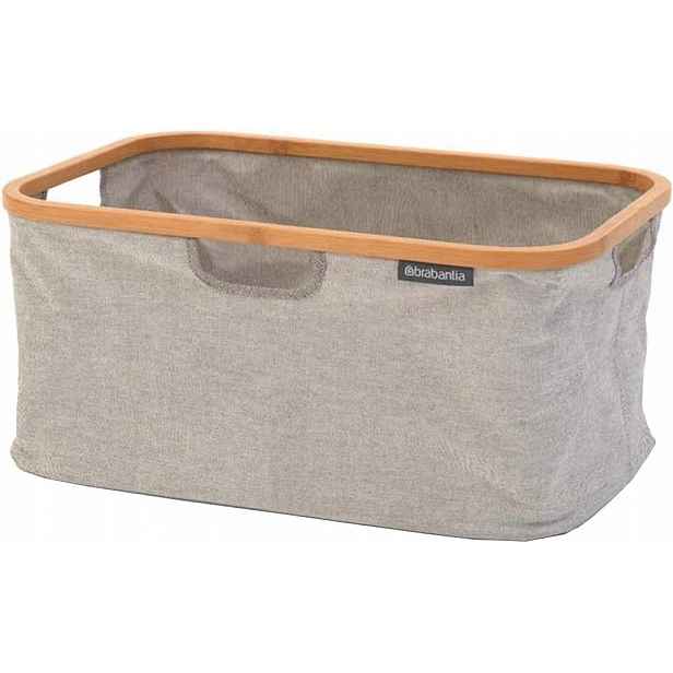 Brabantia Skládací Koš Na Prádlo 45 L Voděodolný, Šedá/bavlněná Barva