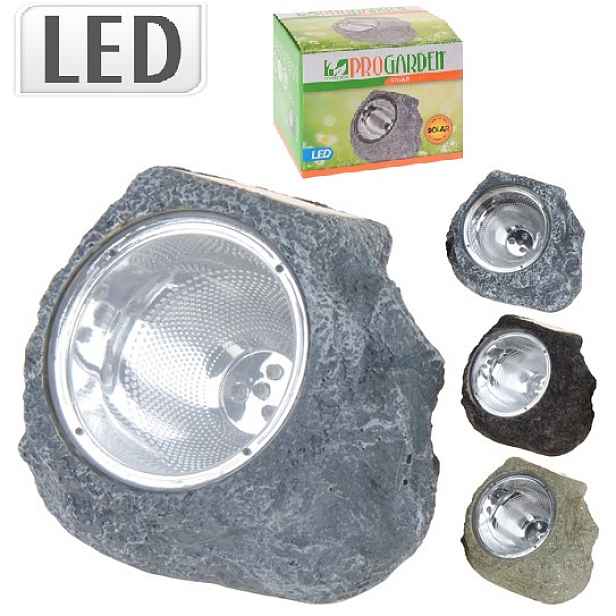 PROHOME - Kámen solární 4xled různé barvy