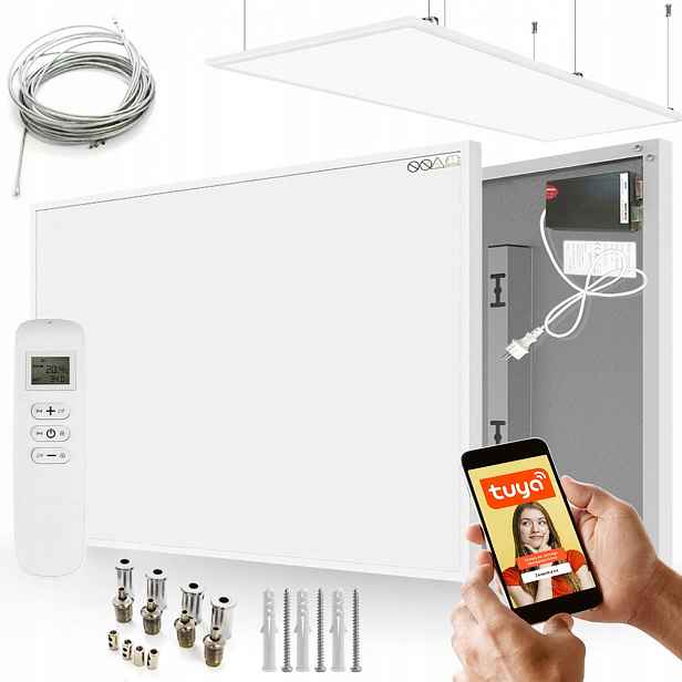 Elektrický Infračervený Ohřívač Panel Stropní Zářič WiFi Ir 700W