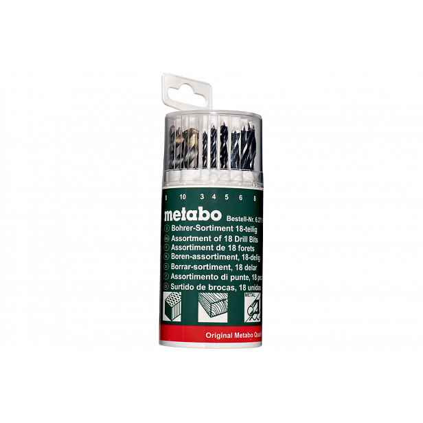 Metabo - 18dílná sada vrtáků 627190000