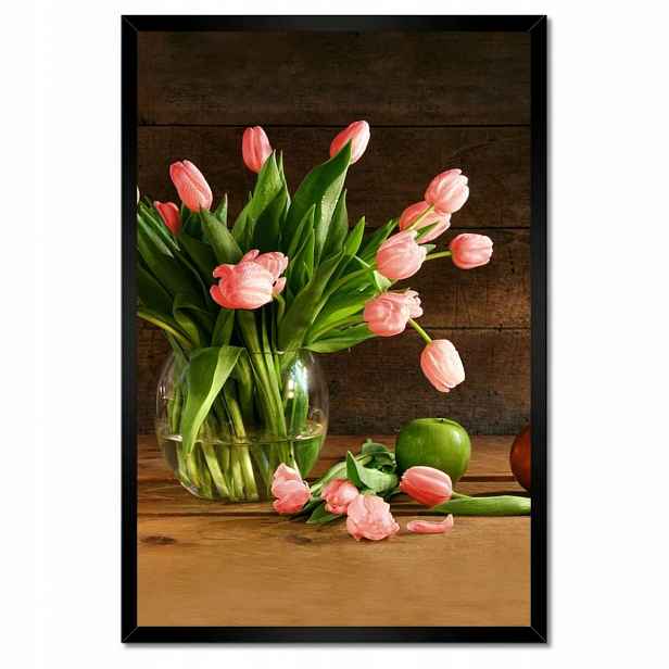 Plakáty v rámu 40x60 Červené tulipány